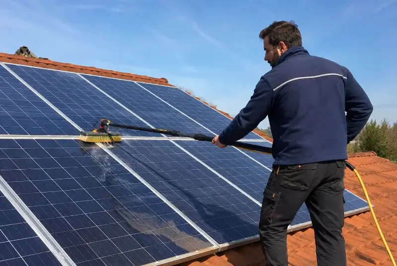 Nettoyage et entretien de panneaux solaires à Saint-Christophe